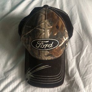 Headwear Brand Ford Camo Velcro Baseball Cap